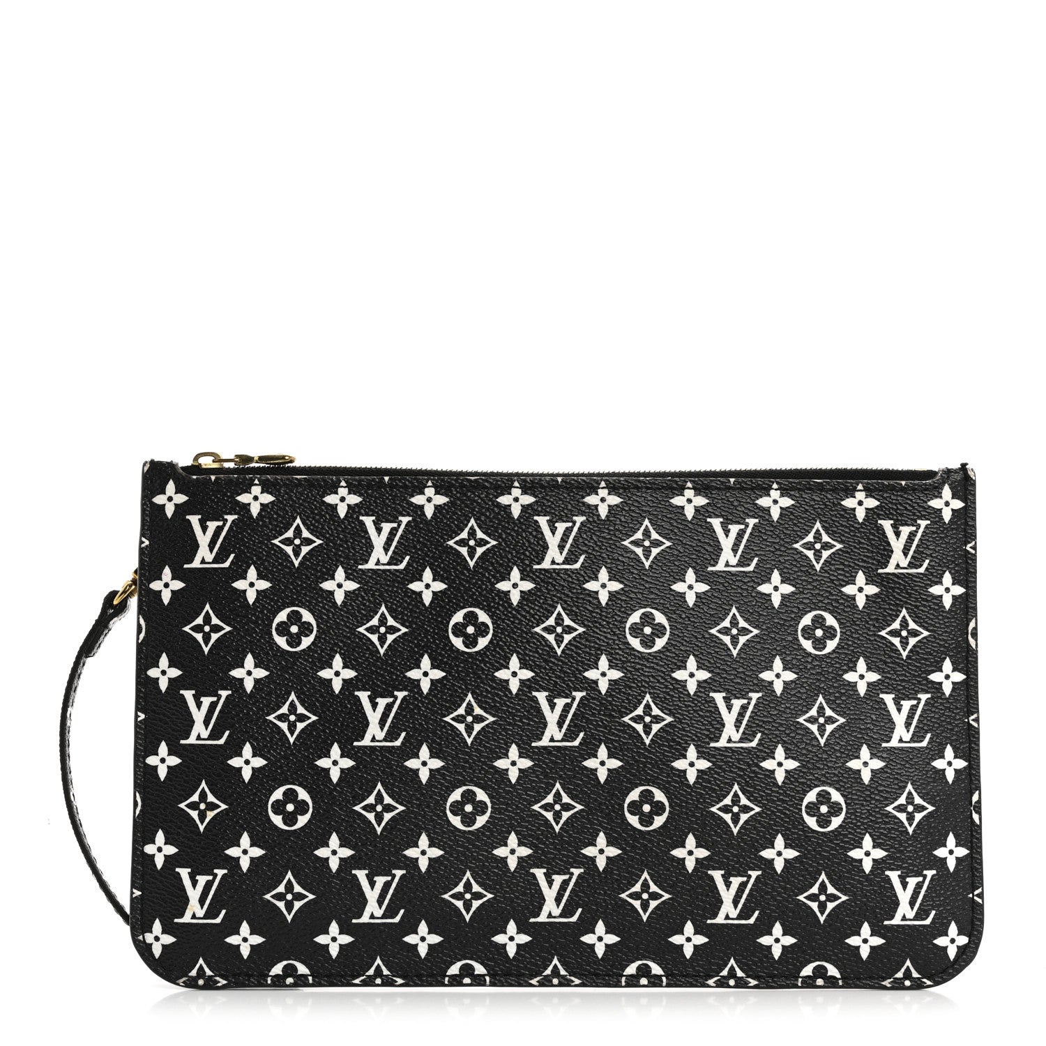 Monogram Giant Jungle Neverfull MM GM Pochette Black