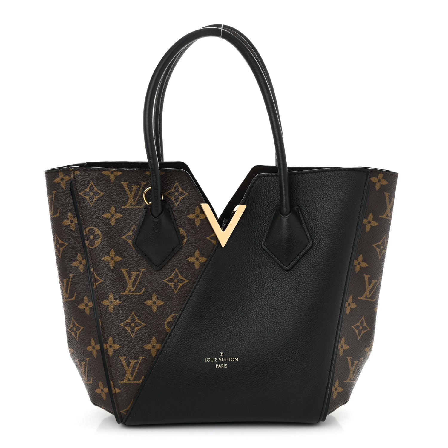 Calfskin Monogram Kimono Tote PM Black