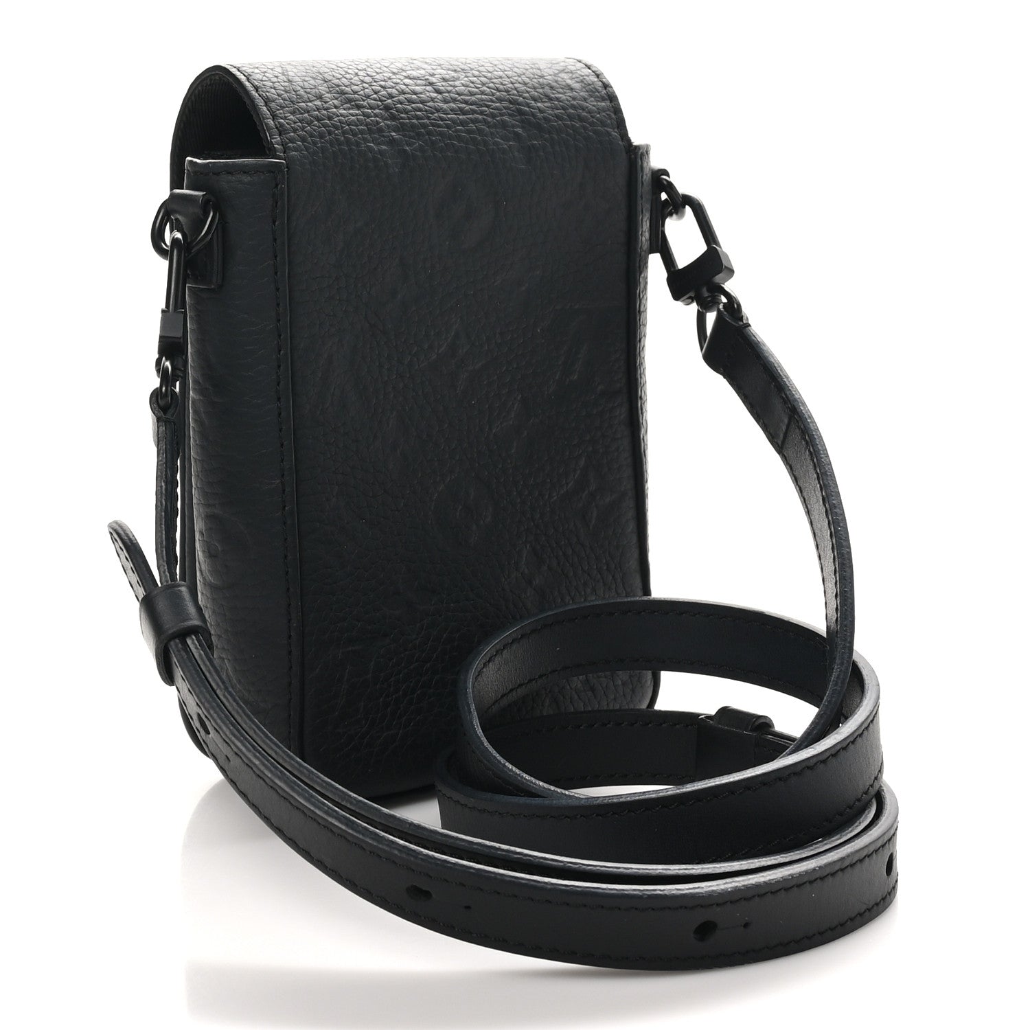 Taurillon Monogram S Lock Wearable Wallet Black