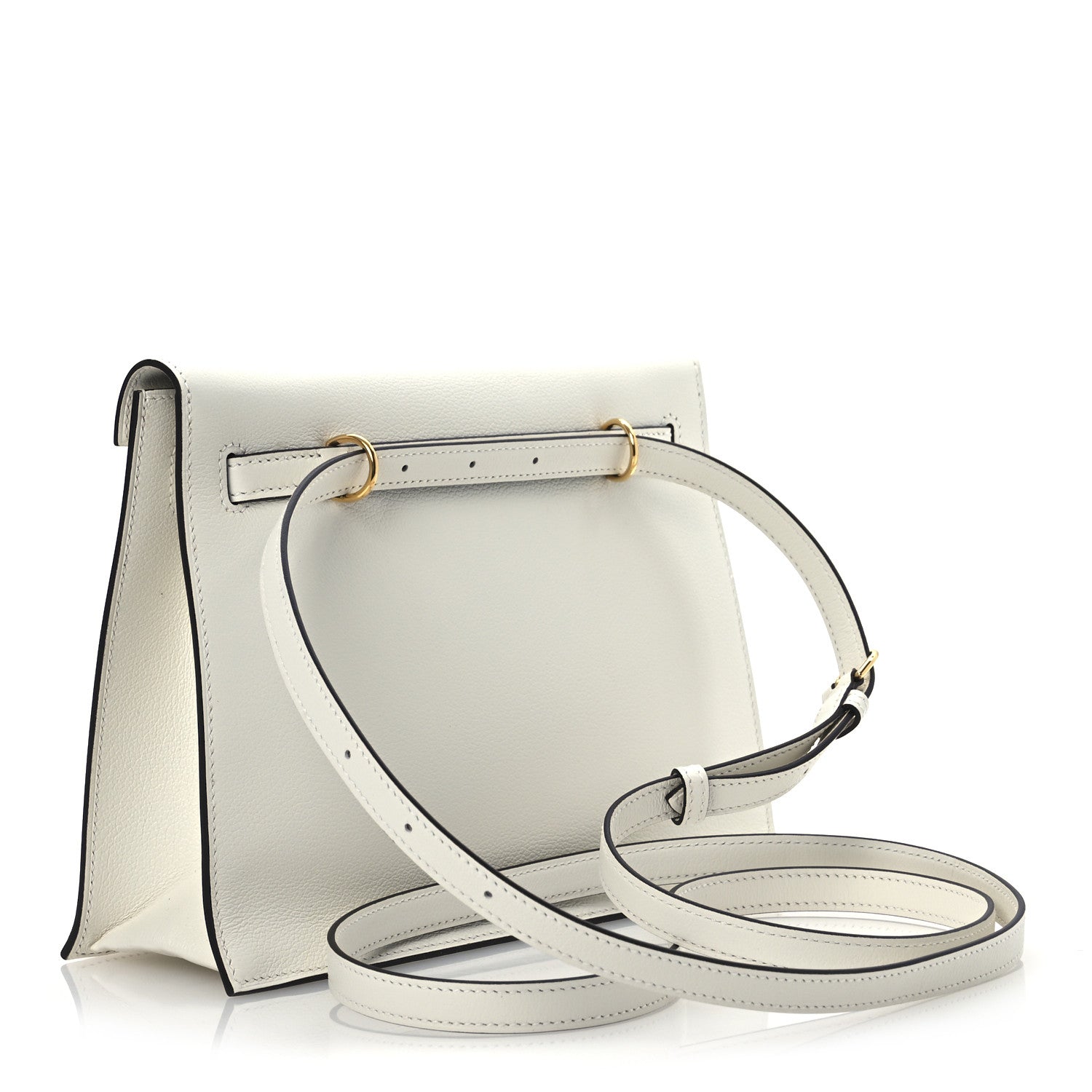 Evercolor Verso Kelly Danse II Belt Bag White Kraft