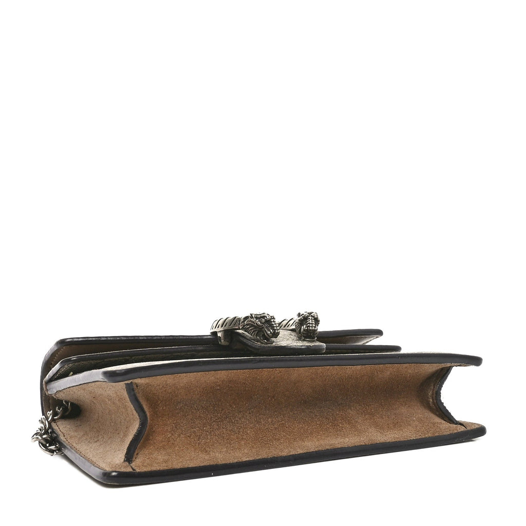 GG Supreme Monogram Super Mini Dionysus Shoulder Bag Taupe