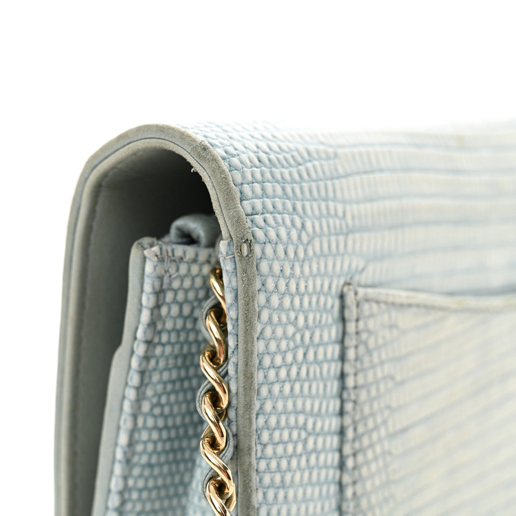 Lizard Wallet on Chain WOC Light Grey