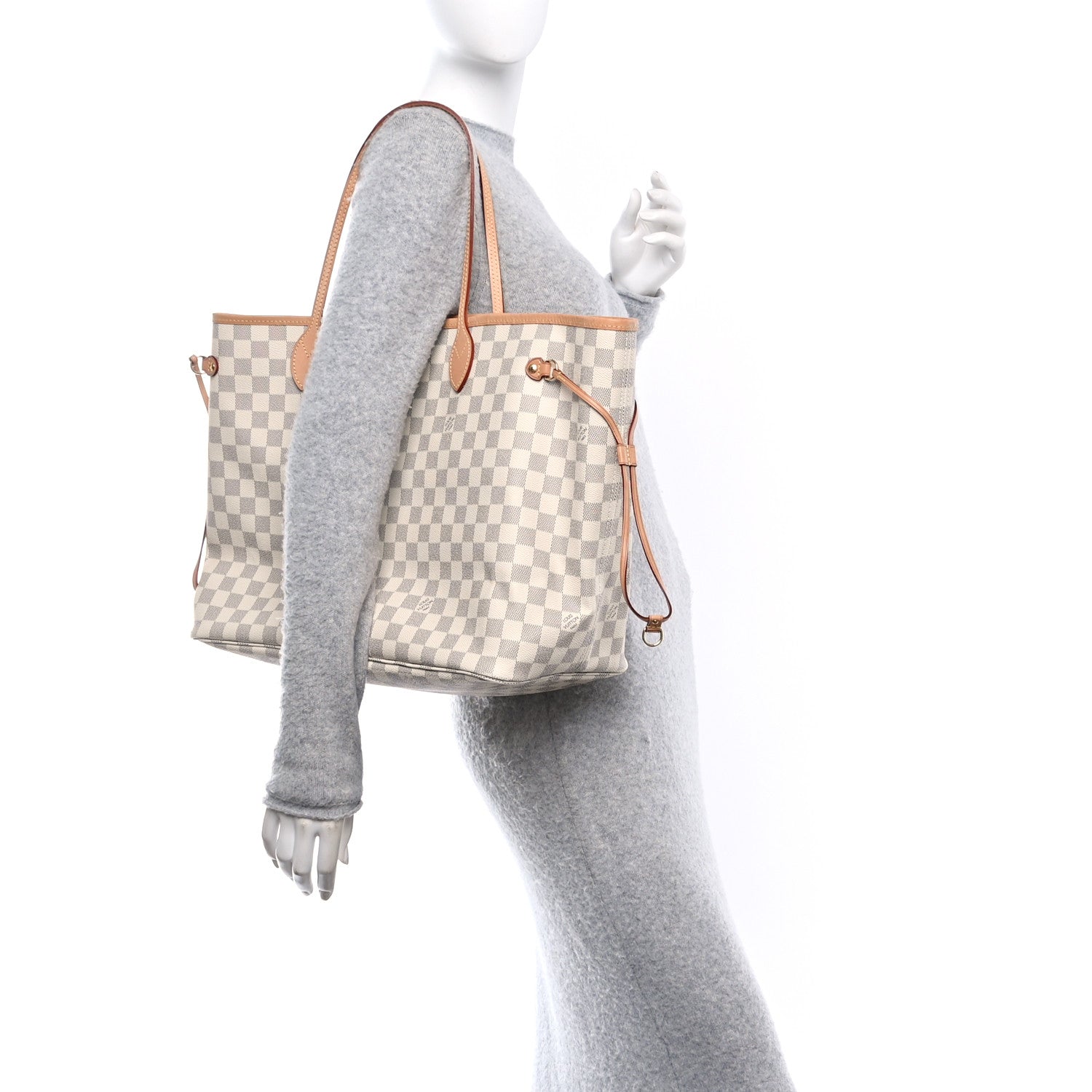 Damier Azur Neo Neverfull GM Rose Ballerine