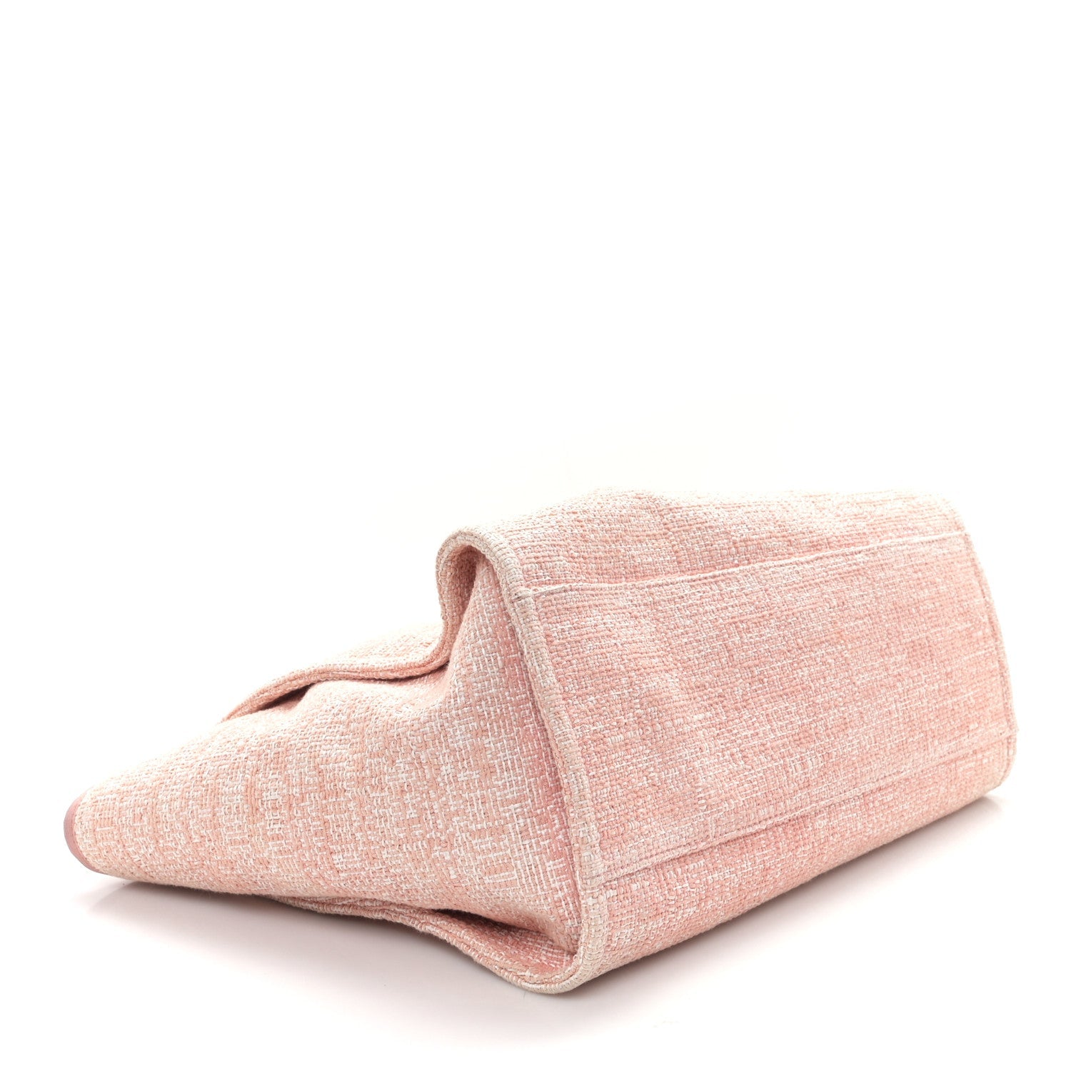 Lurex Boucle Deauville Medium Tote Pink