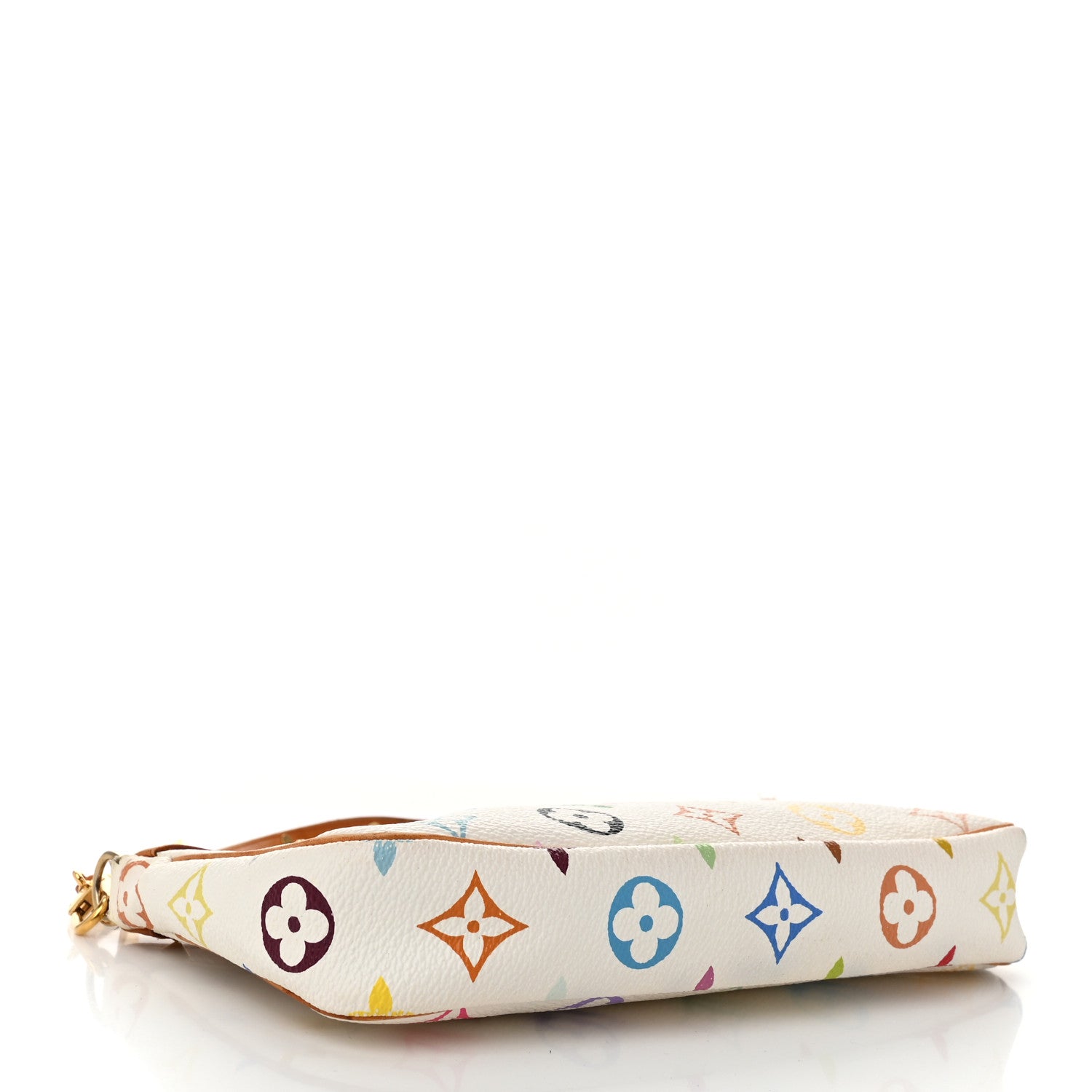 Monogram Multicolor Pochette Accessories White