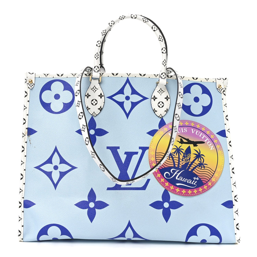 Monogram Giant Hawaii Onthego Blue