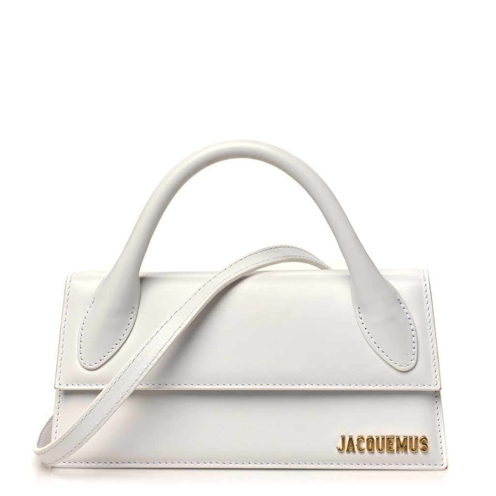 Smooth Calfskin Le Chiquito Long White