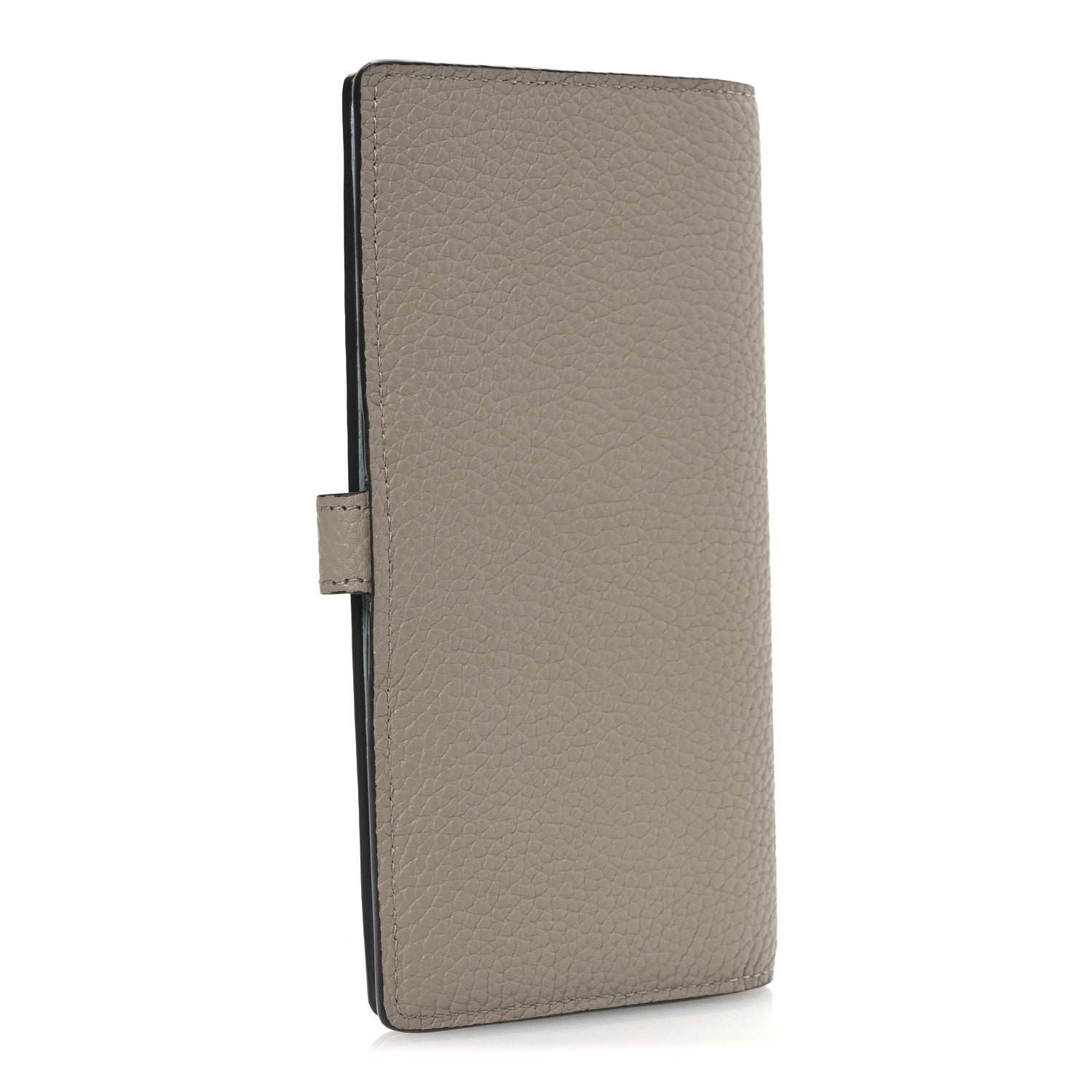 Taurillon LV Vertical Capucines Wallet Galet Aquamarine