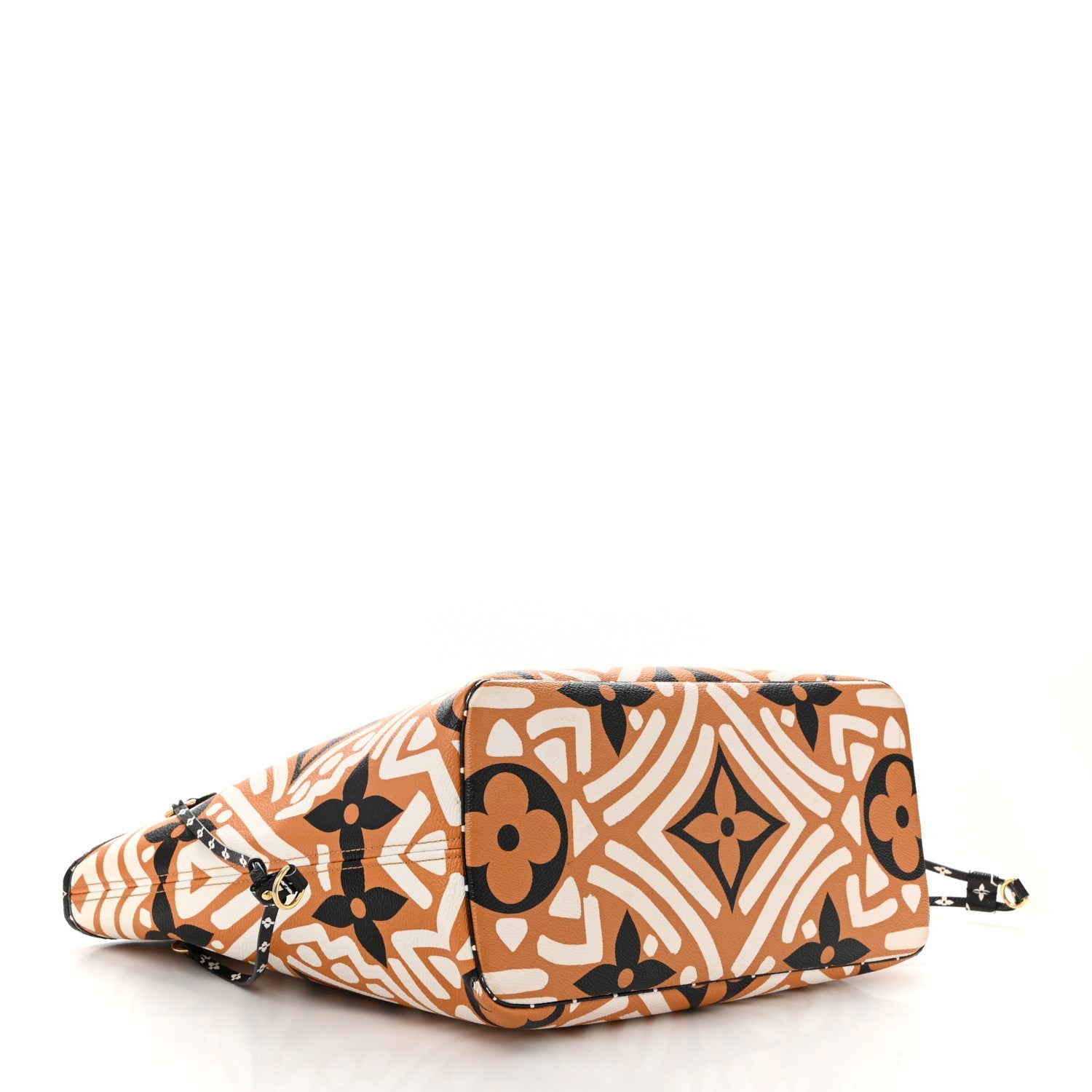 Monogram Giant Crafty Neverfull MM Creme Caramel