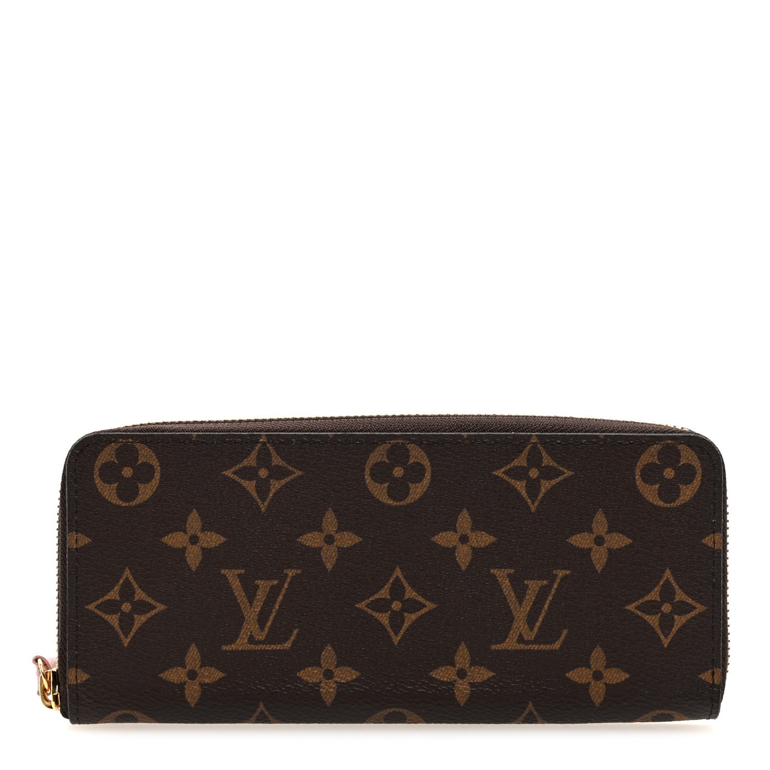 Monogram Clemence Wallet Rose Ballerine