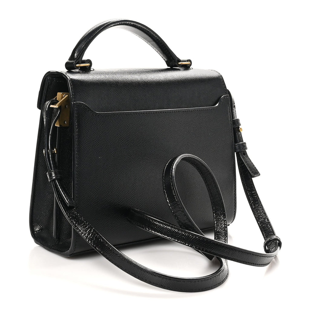 Grain de Poudre Mini Classic Monogram Cassandra Top Handle Black