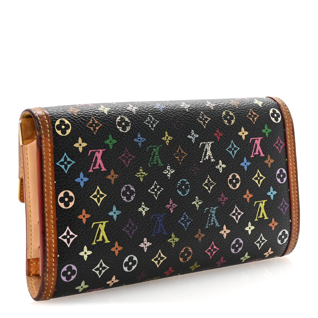 Monogram Multicolor Porte Tresor International Wallet Black