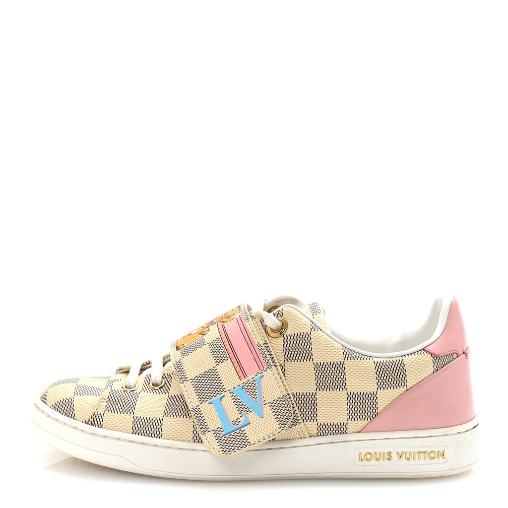Damier Azur Summer Trunks Frontrow Sneaker 37