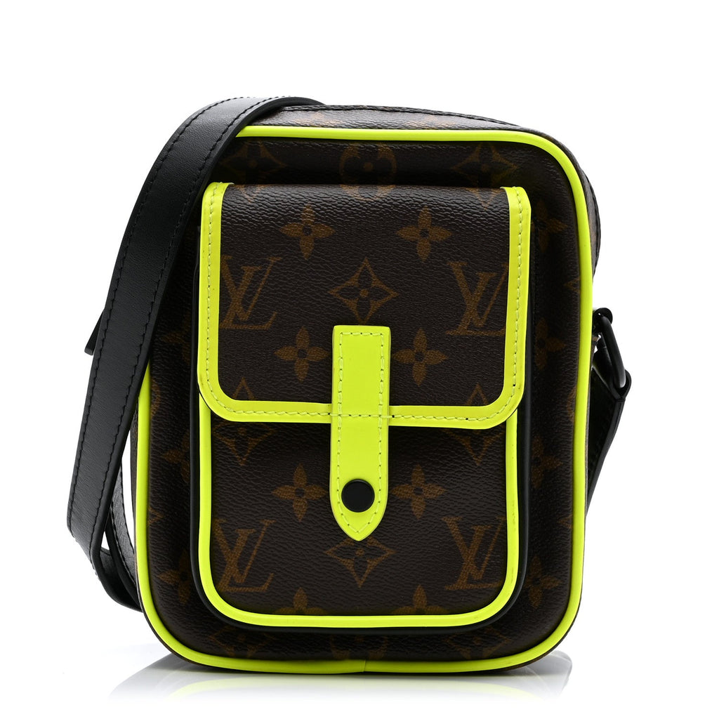 Monogram Macassar Christopher Wearable Wallet Fluorescent  Yellow