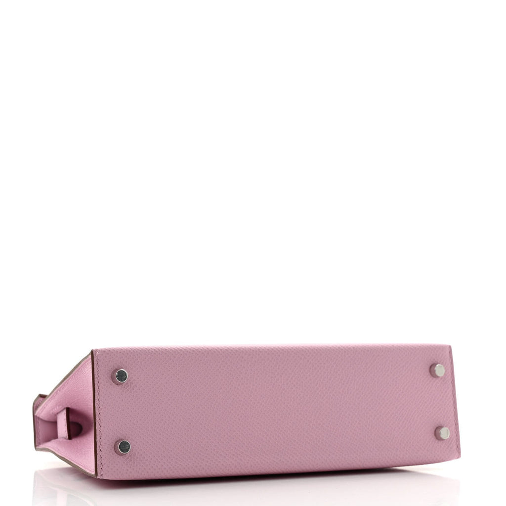 Epsom Mini Kelly Sellier 20 Mauve Sylvestre