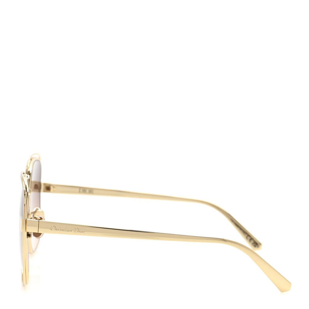Metal FilDior S1U Square Sunglasses Gold