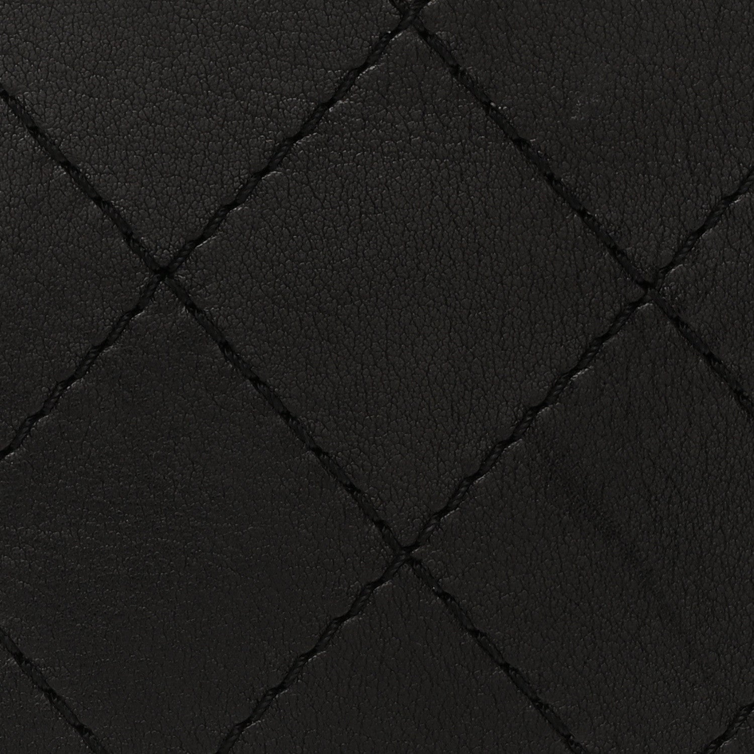 Calfskin Stitched Messenger Flap Bag Black