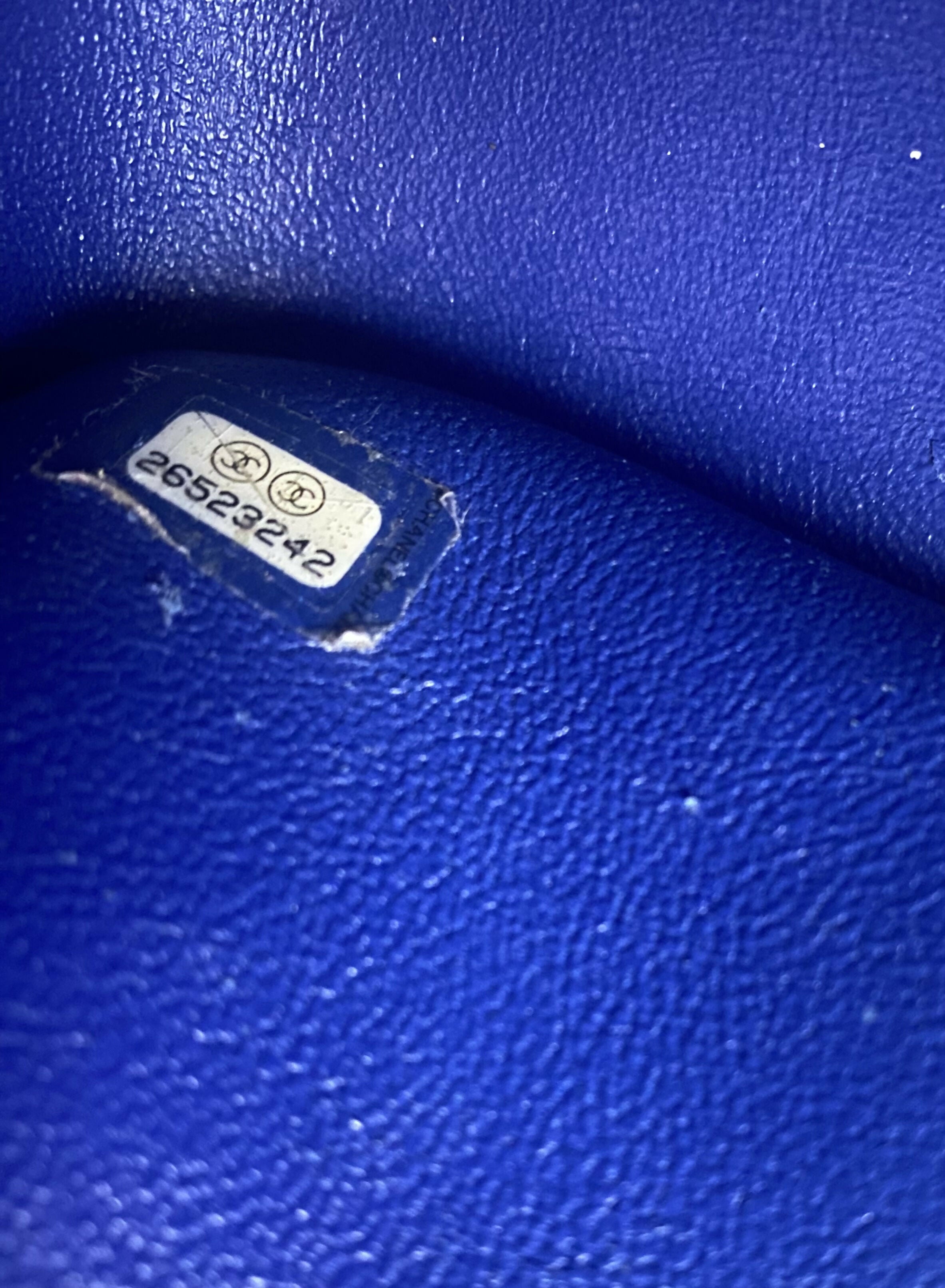 Chanel 2019 Bright Blue Caviar Chevron Quilted Jumbo Double Flap Timeless Classic Bag SHW