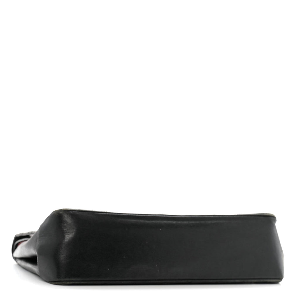 Lambskin Quilted Medium Double Flap Bijoux Chain Black