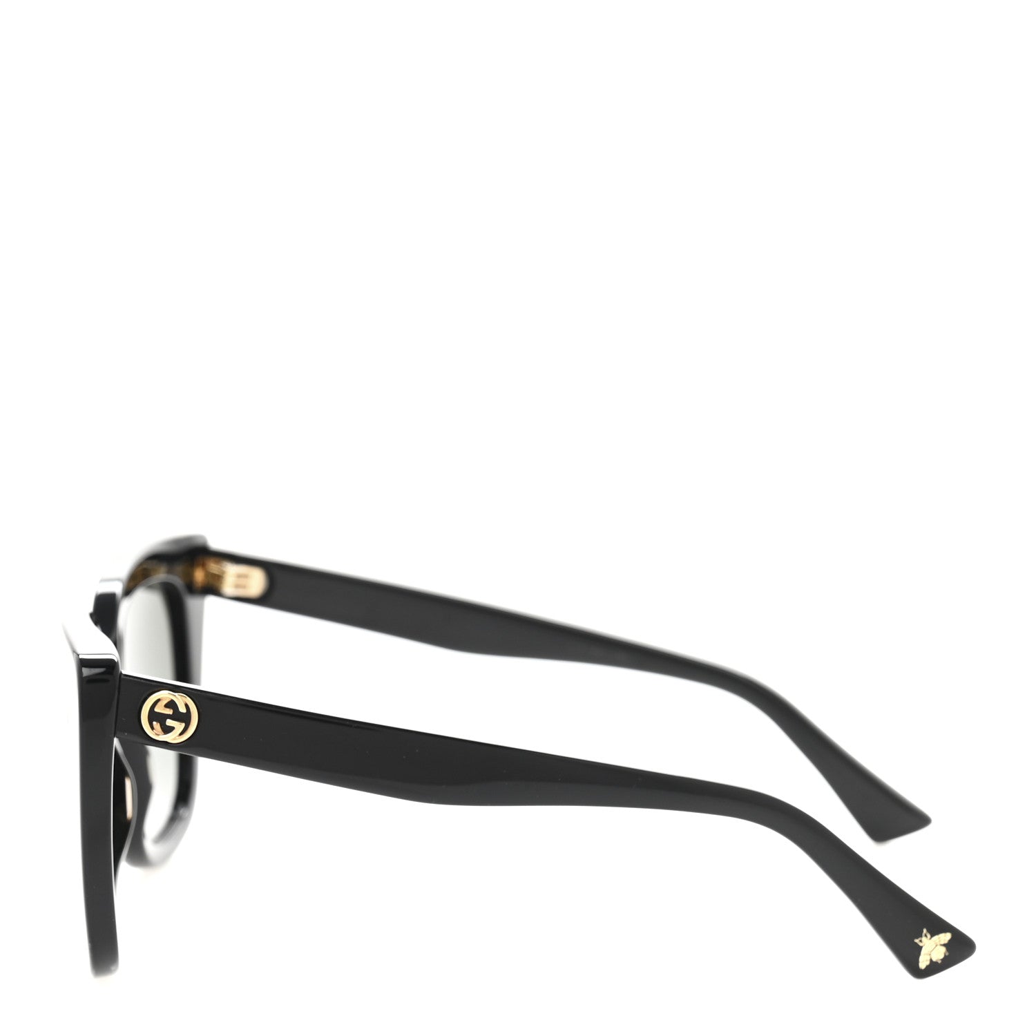 Acetate Cat Eye Sunglasses GG0163S Black