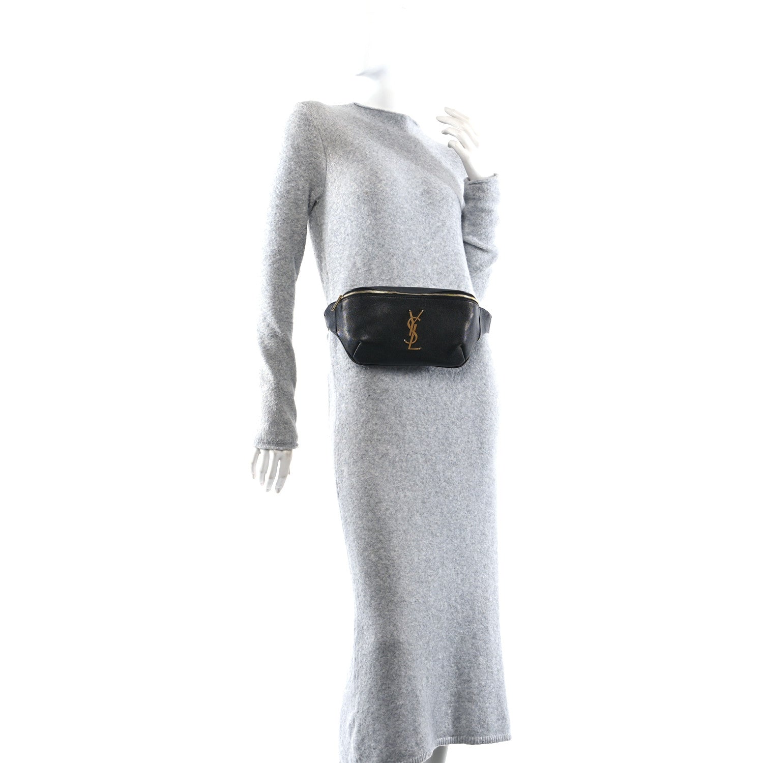Grain De Poudre Monogram Belt Bag Black