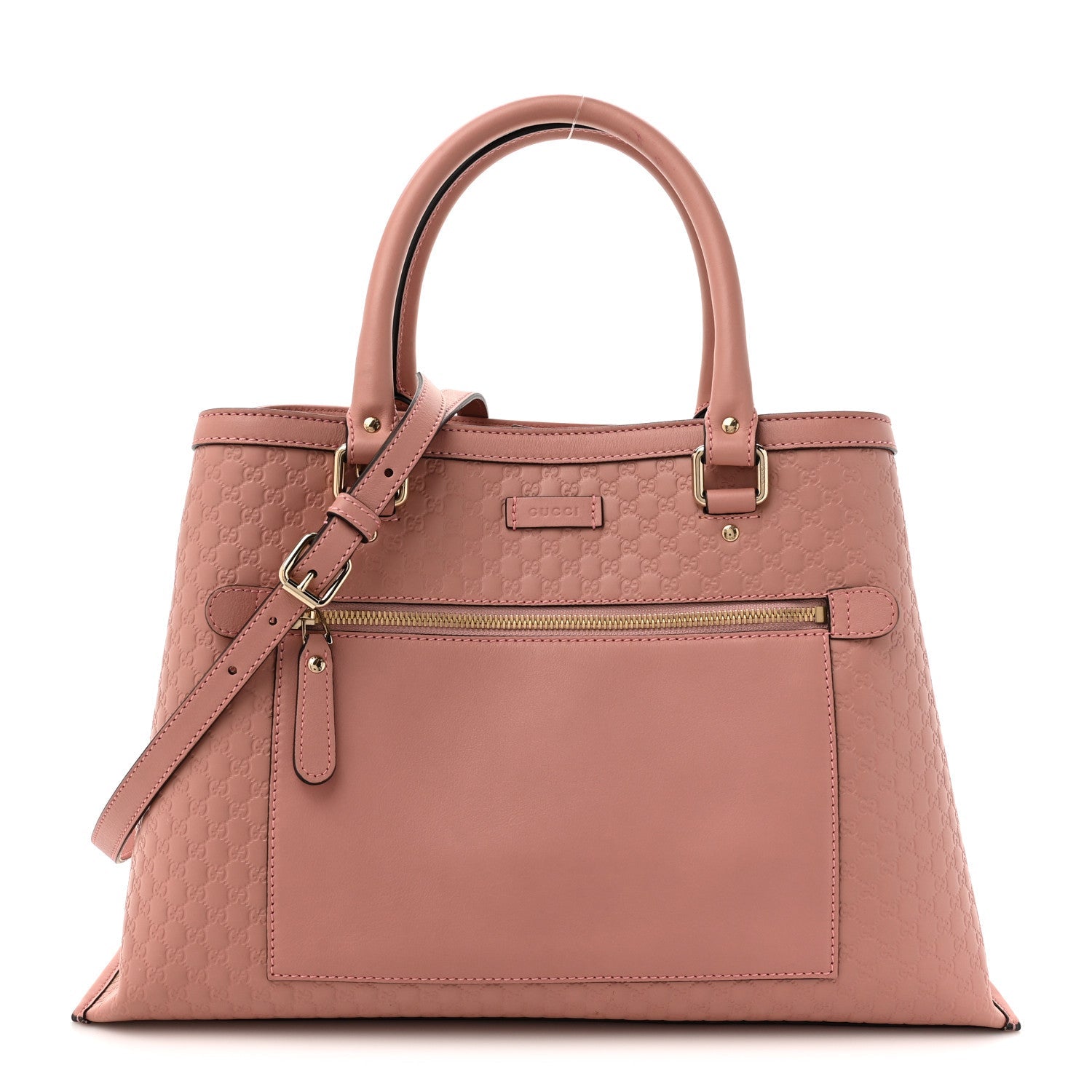Soft Microguccissima Medium Tote Soft Pink