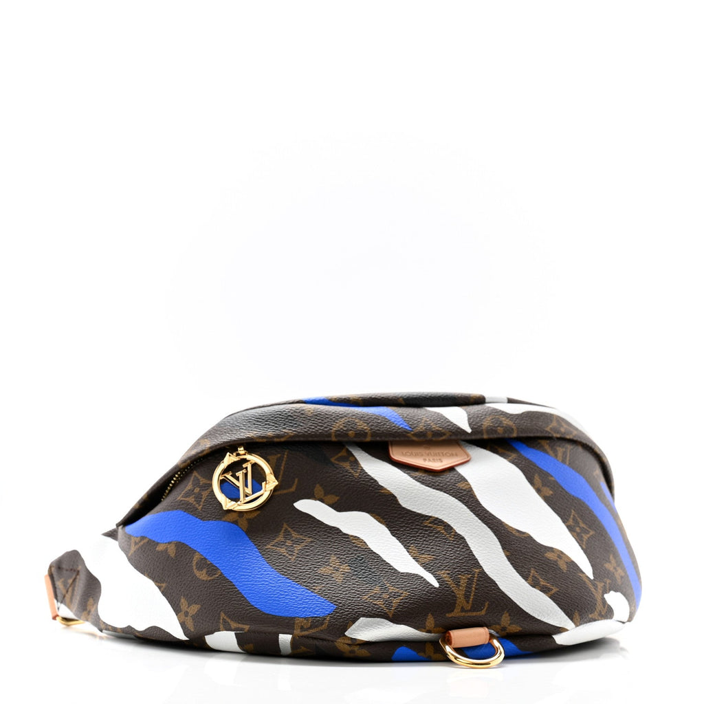 x LOL Monogram Bumbag Blue Silver