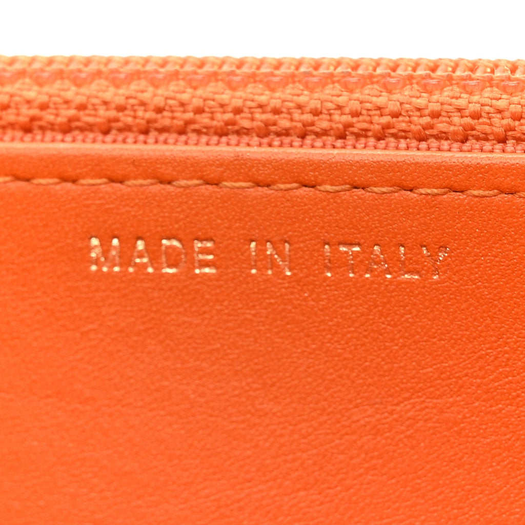 Snakeskin Wallet On Chain WOC Orange