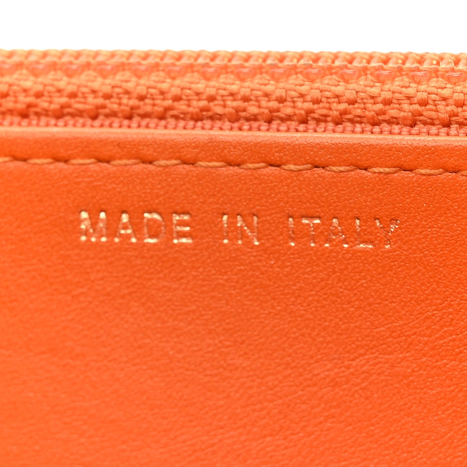 Snakeskin Wallet On Chain WOC Orange