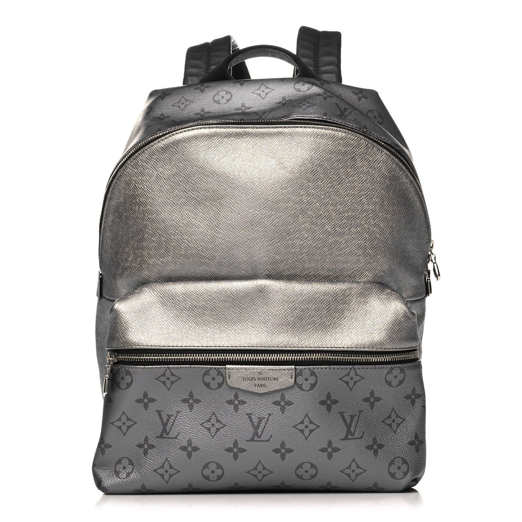 Monogram Taiga Discovery Backpack PM Silver