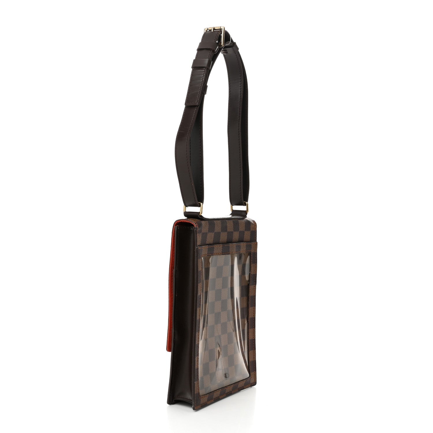 Damier Ebene Portobello Travel Shoulder Bag