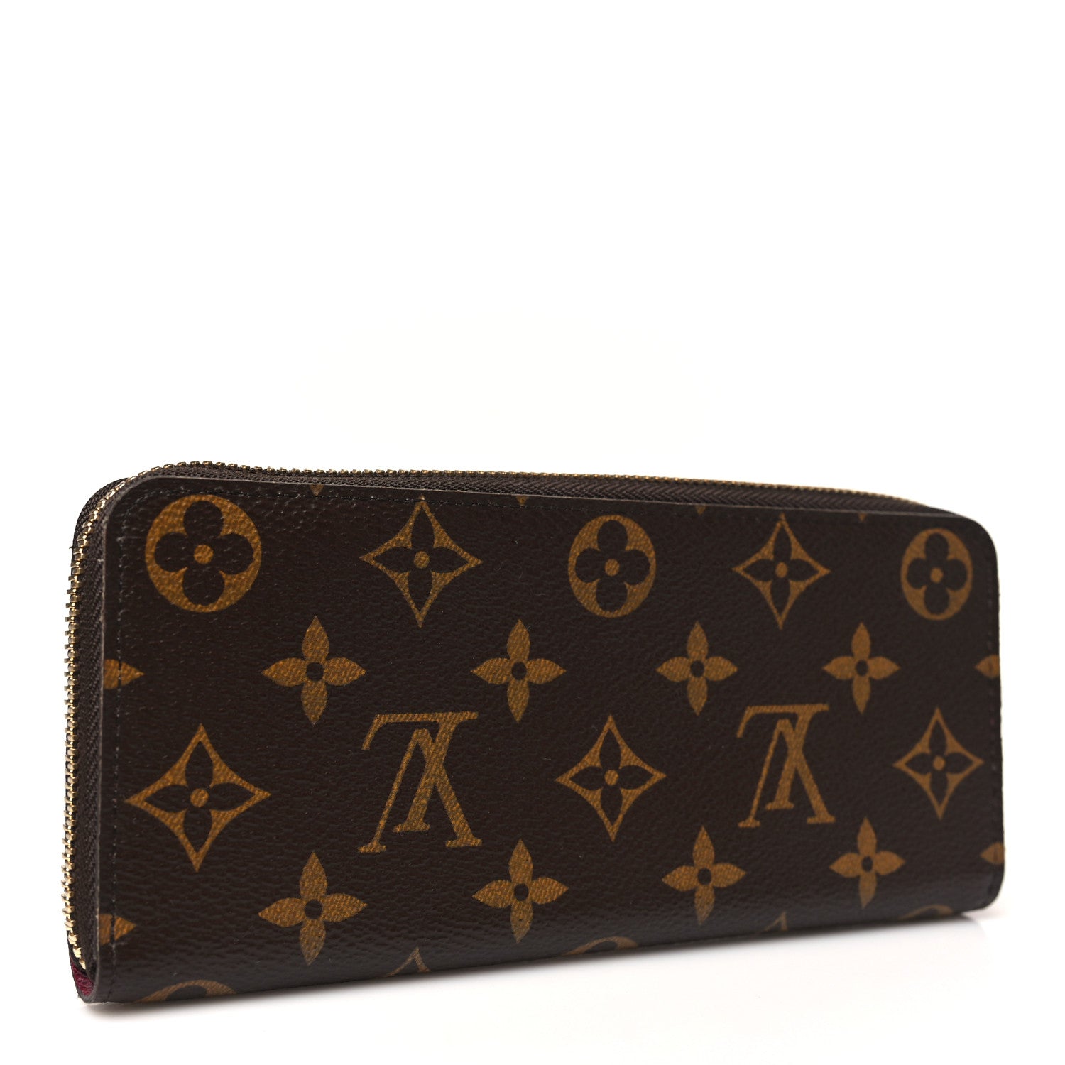 Monogram Clemence Wallet Fuchsia