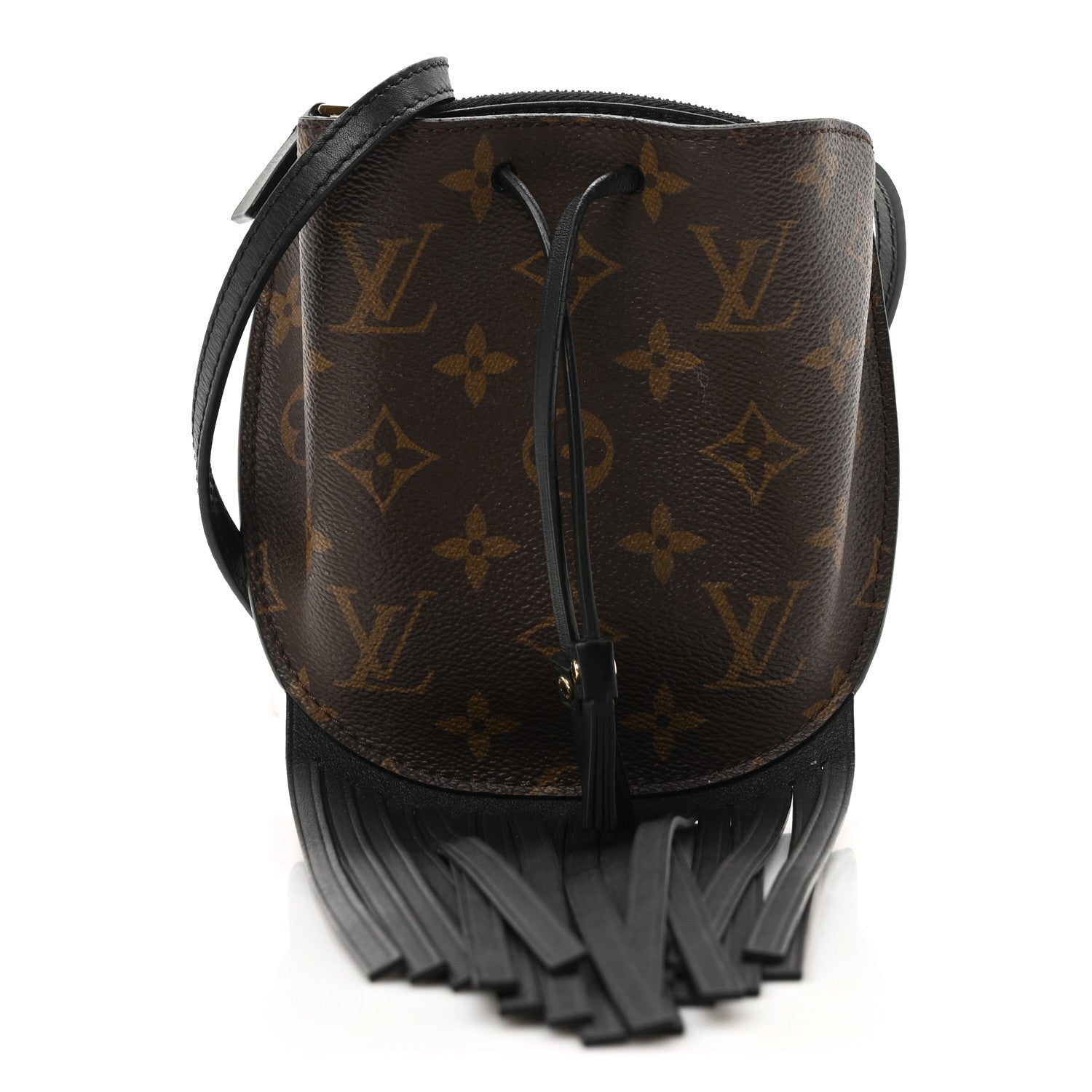 Monogram Fringed Mini Noe