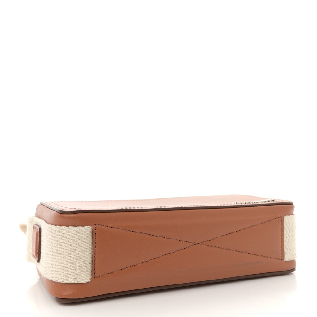 Smooth Calfskin Le Cuerda Horizontal Light Brown