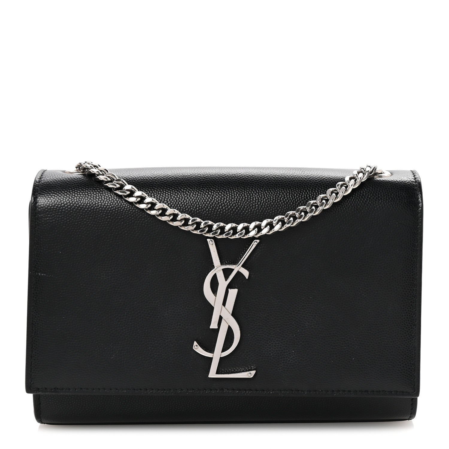 Grain De Poudre Small Monogram Kate Satchel Black