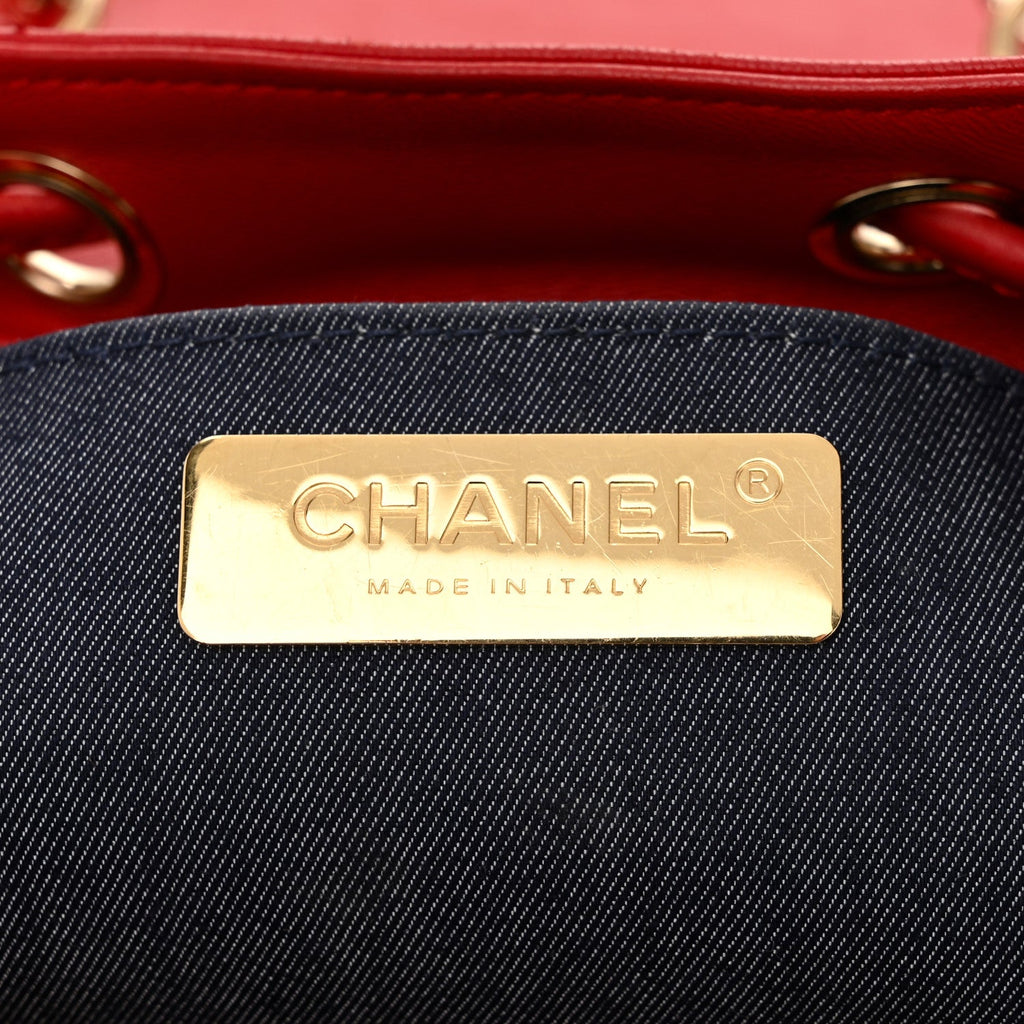 Lambskin CC Mania Backpack Red