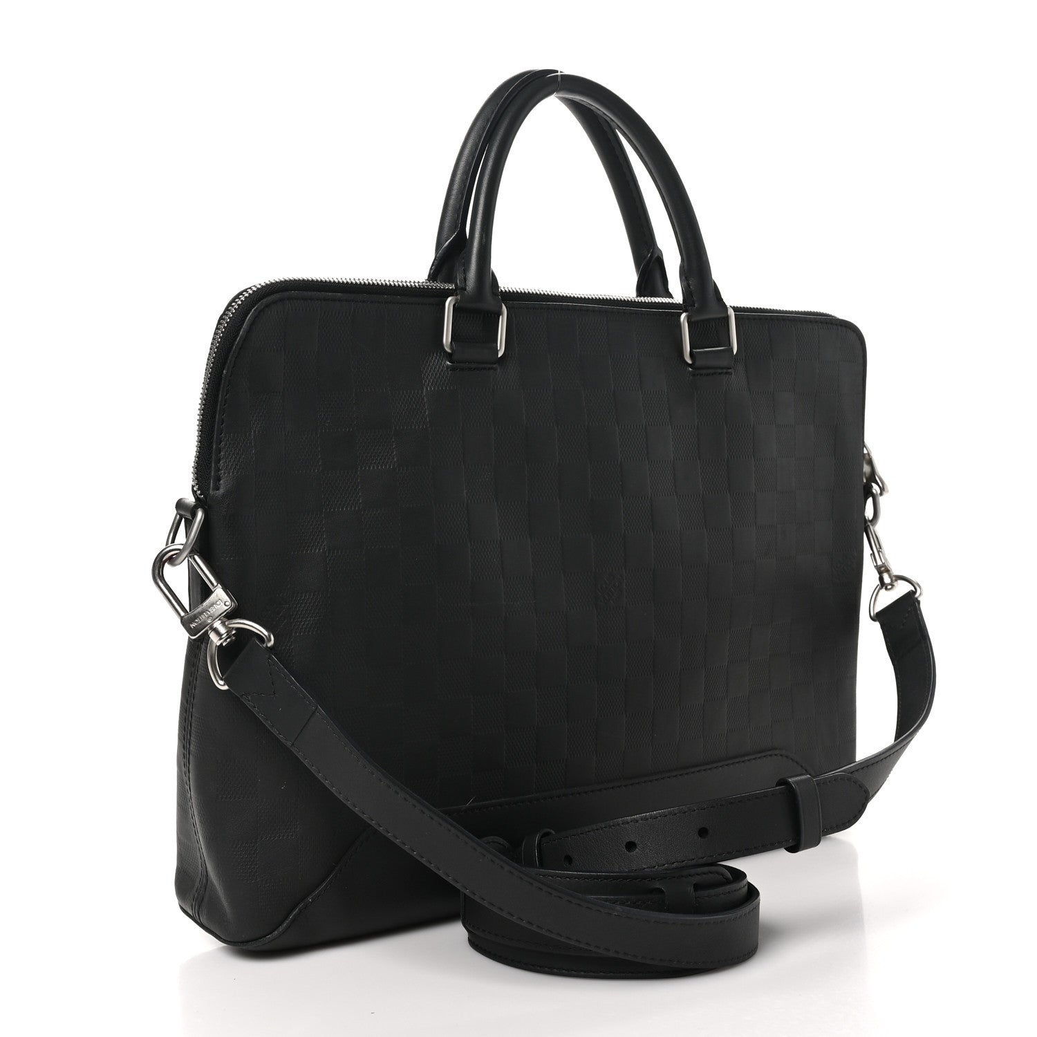 Damier Infini Porte-Documents Jour Onyx