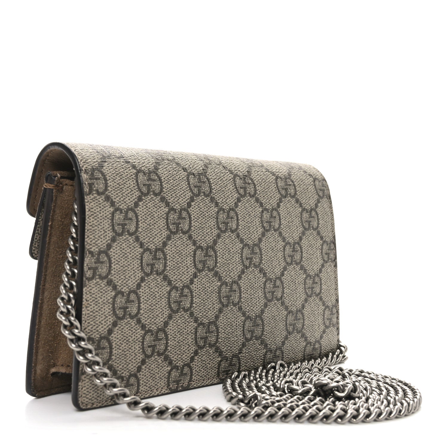 GG Supreme Monogram Super Mini Dionysus Shoulder Bag Taupe