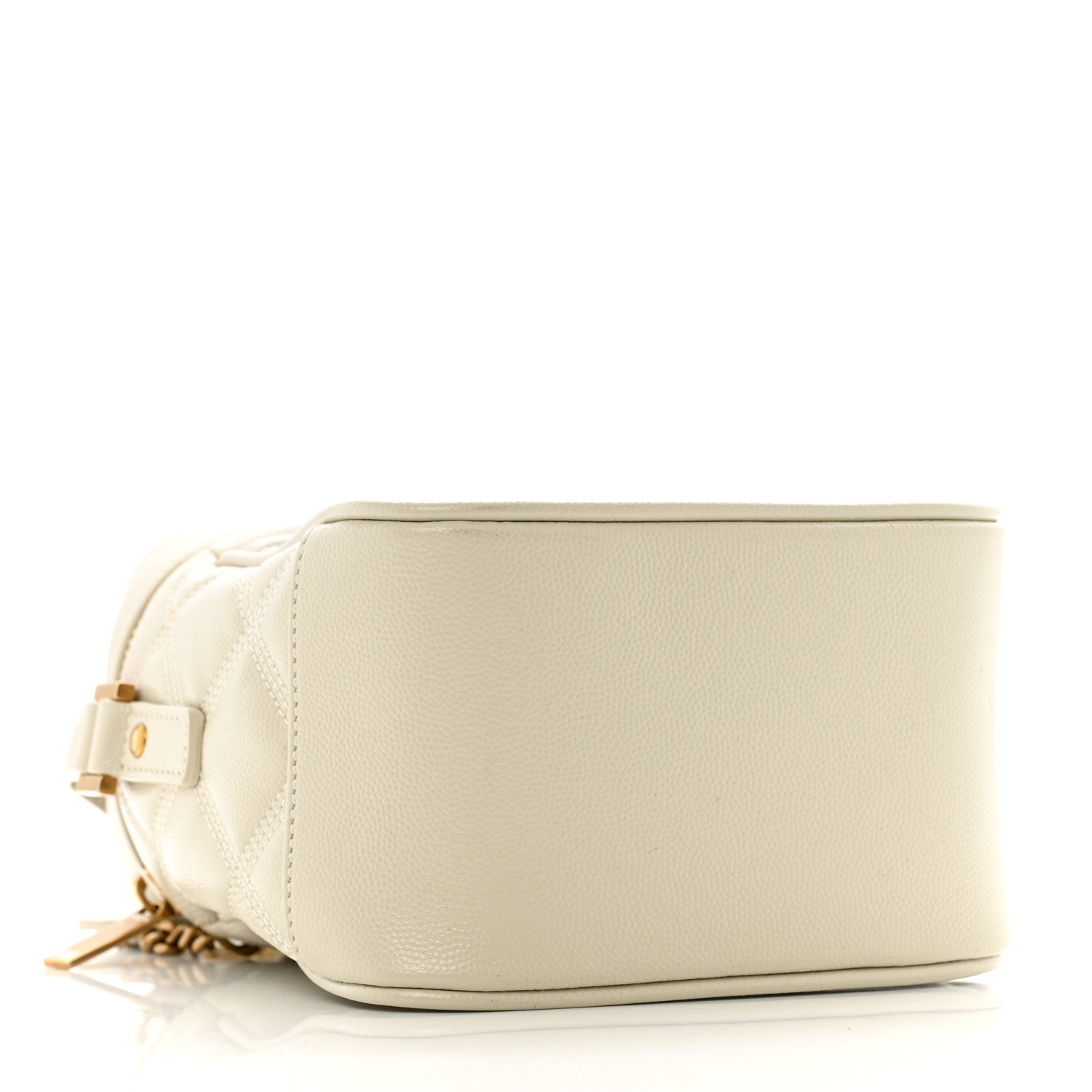 Grain de Poudre Quilted 80's Vanity Bag Crema Soft