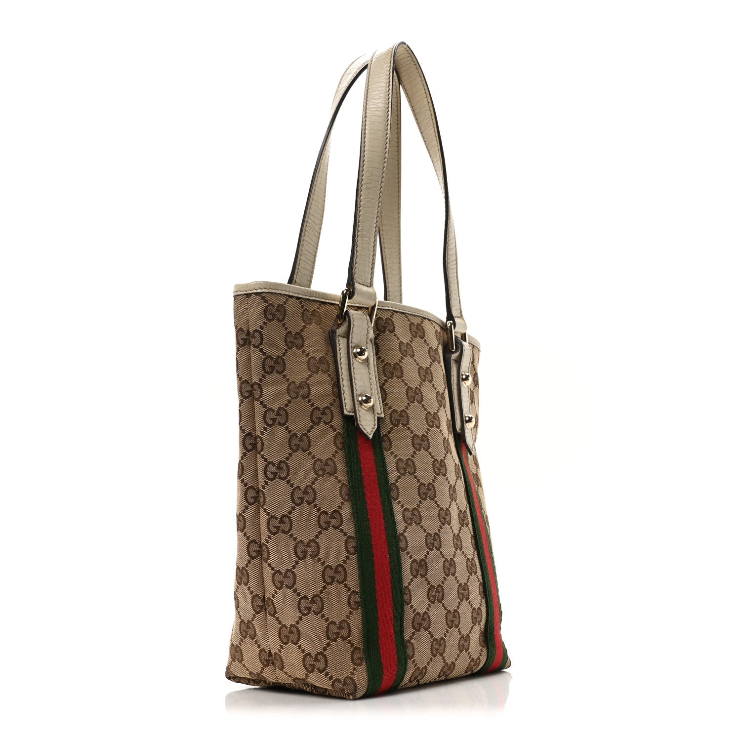 Monogram Web Small Jolicoeur Shopper Tote Off White