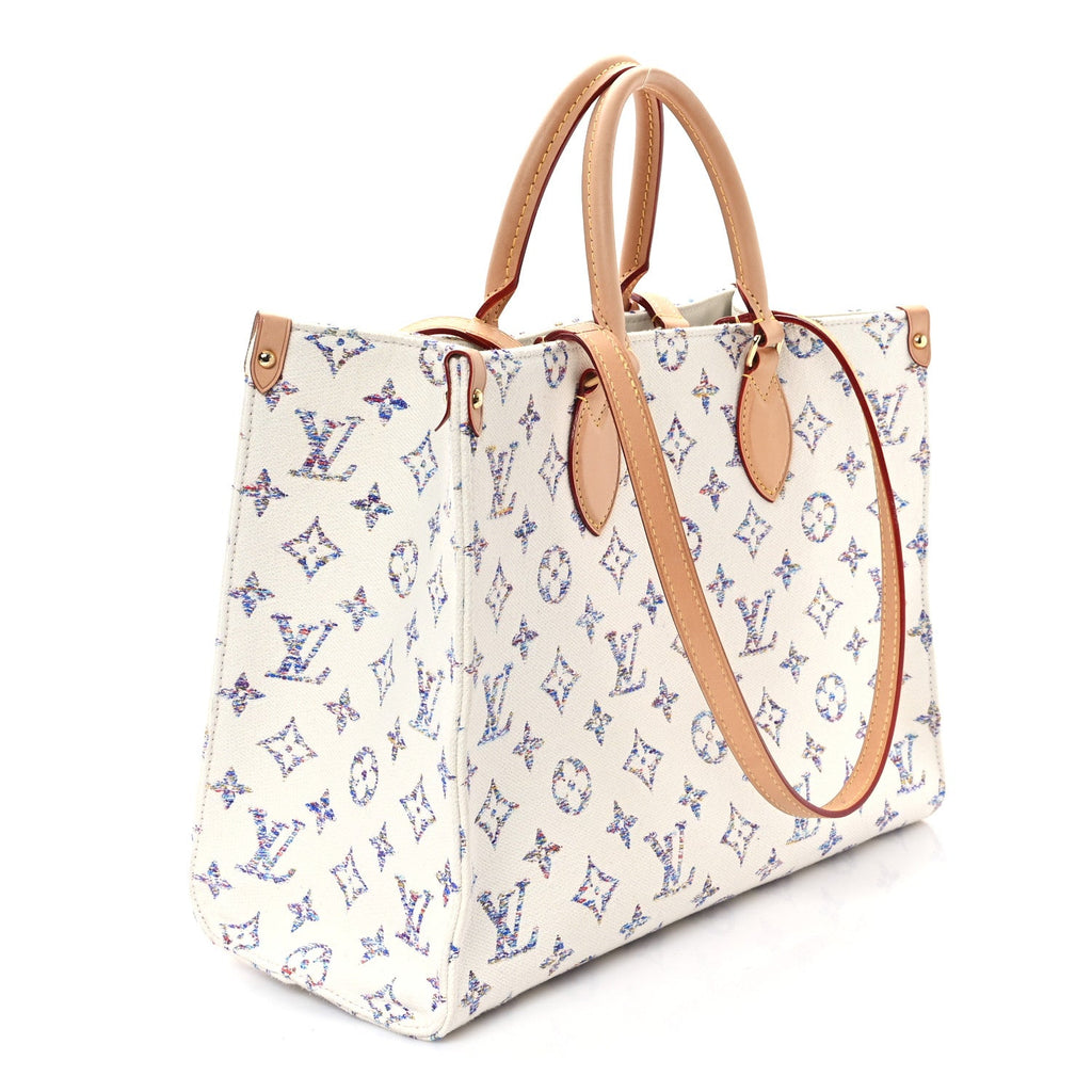 Monogram Jacquard Nautical Onthego MM Multicolor Beige