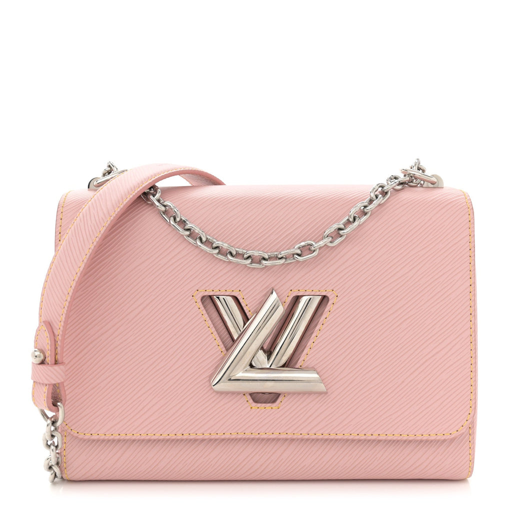 Epi Twist Shoulder Bag MM Rose Ballerine