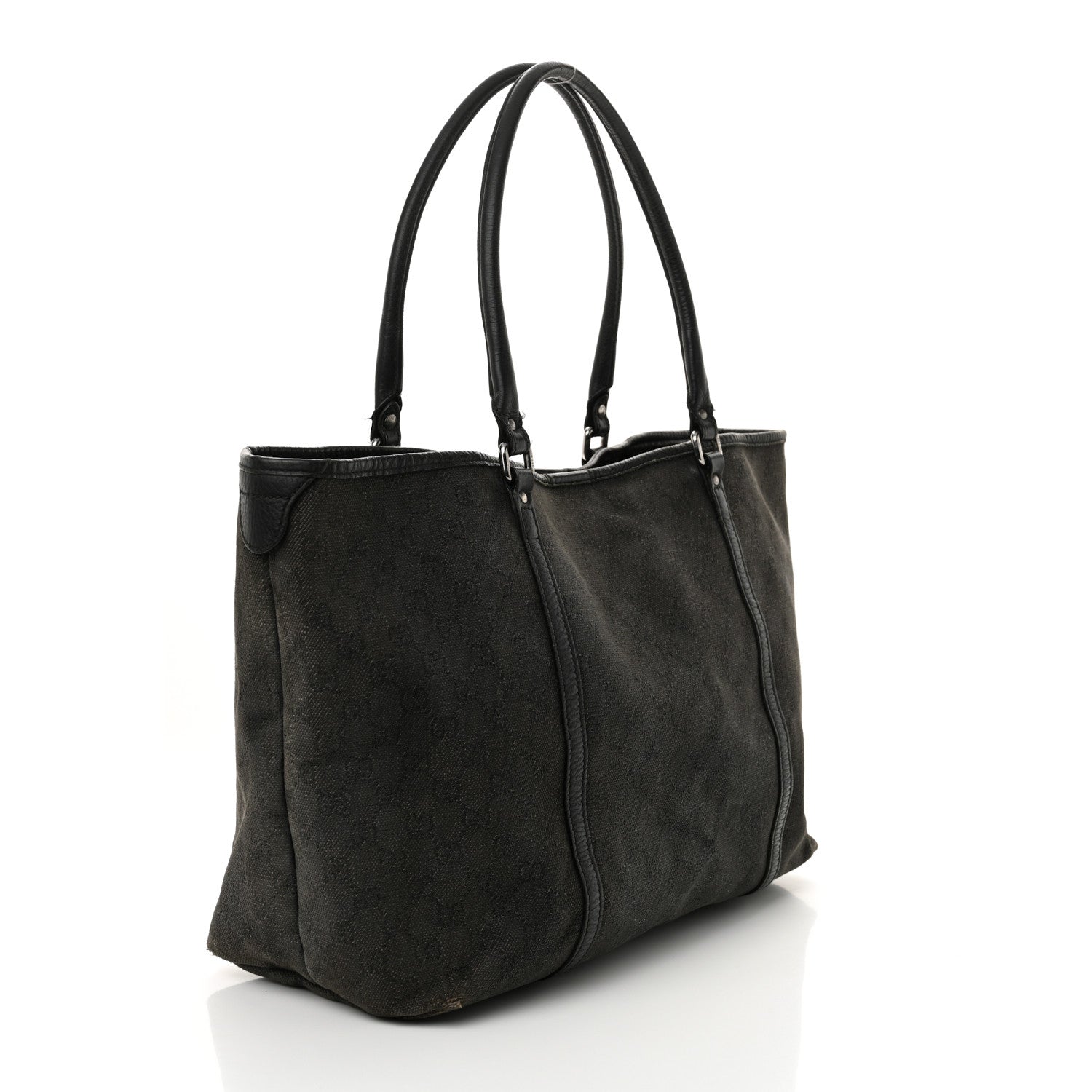 Nylon Monogram Large Joy Tote Black
