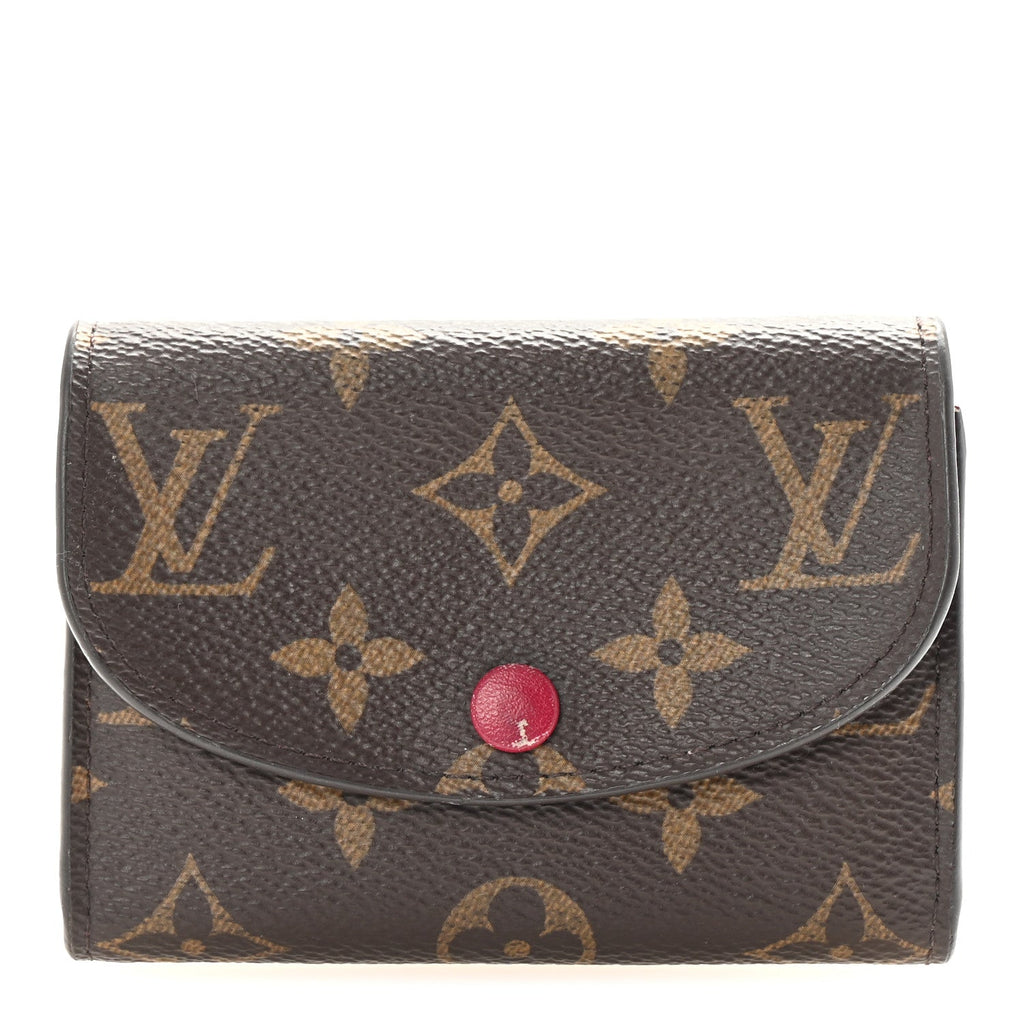 Monogram Rosalie Coin Purse Fuchsia
