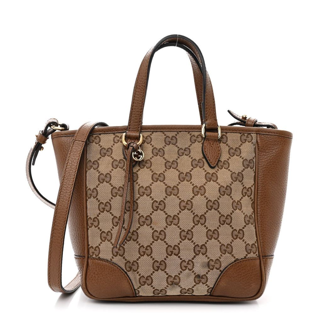 Monogram Small Bree Tote Beige Tabacco