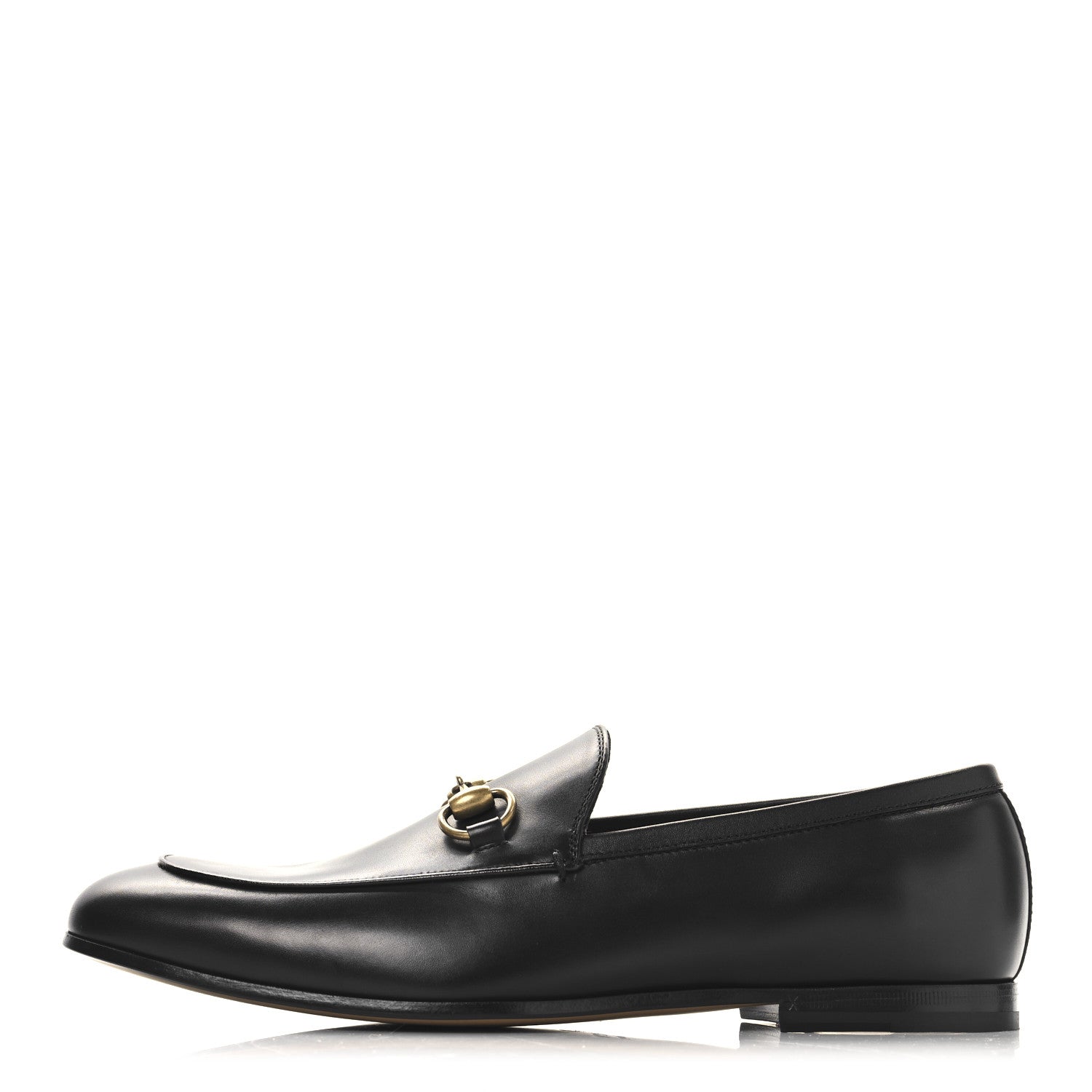 Calfskin Horsebit Mens Jordaan Loafers 7 Black