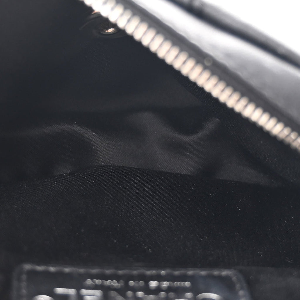 Lambskin Stitched New Mini Flap Black