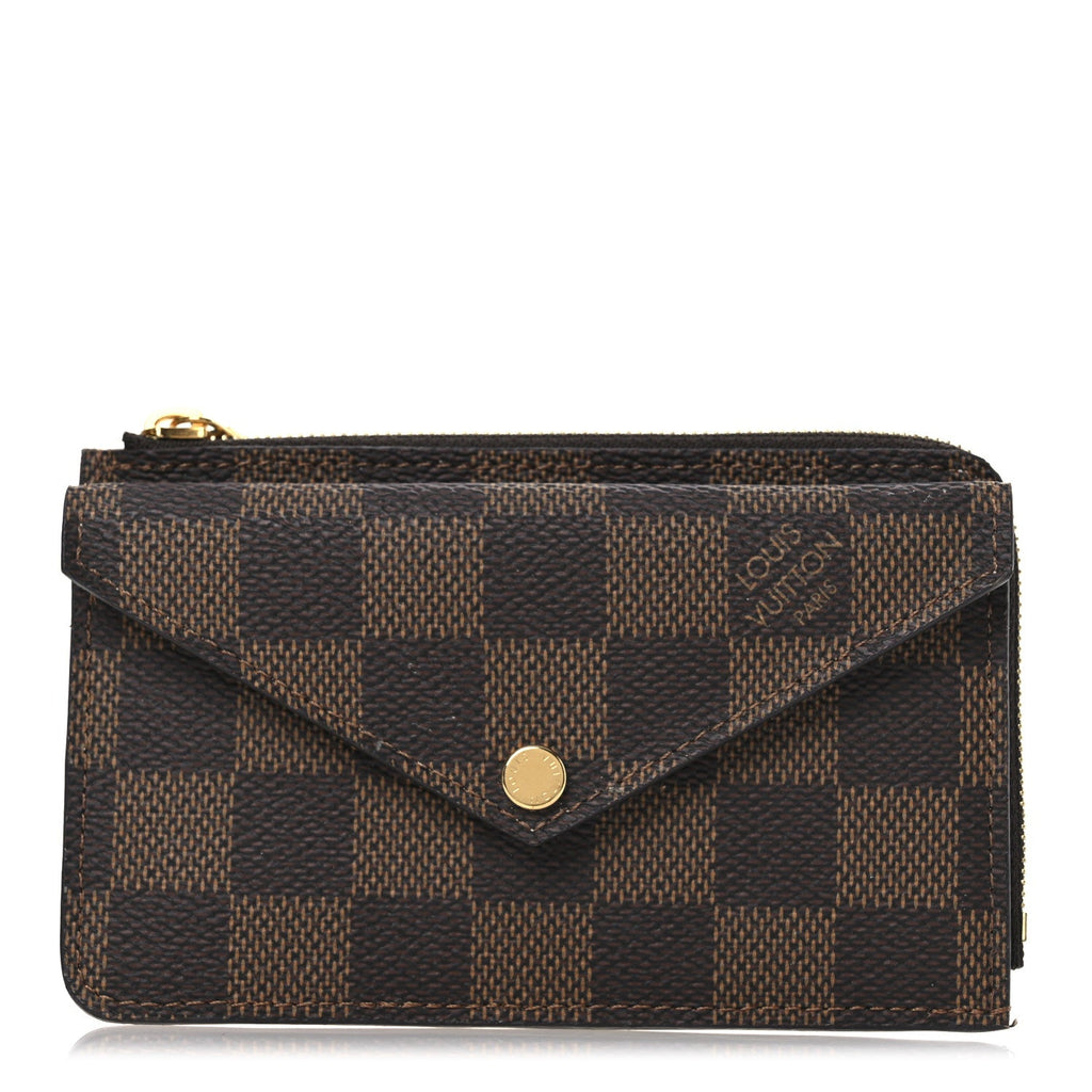 Damier Ebene Recto Verso  Holder Rose Ballerine