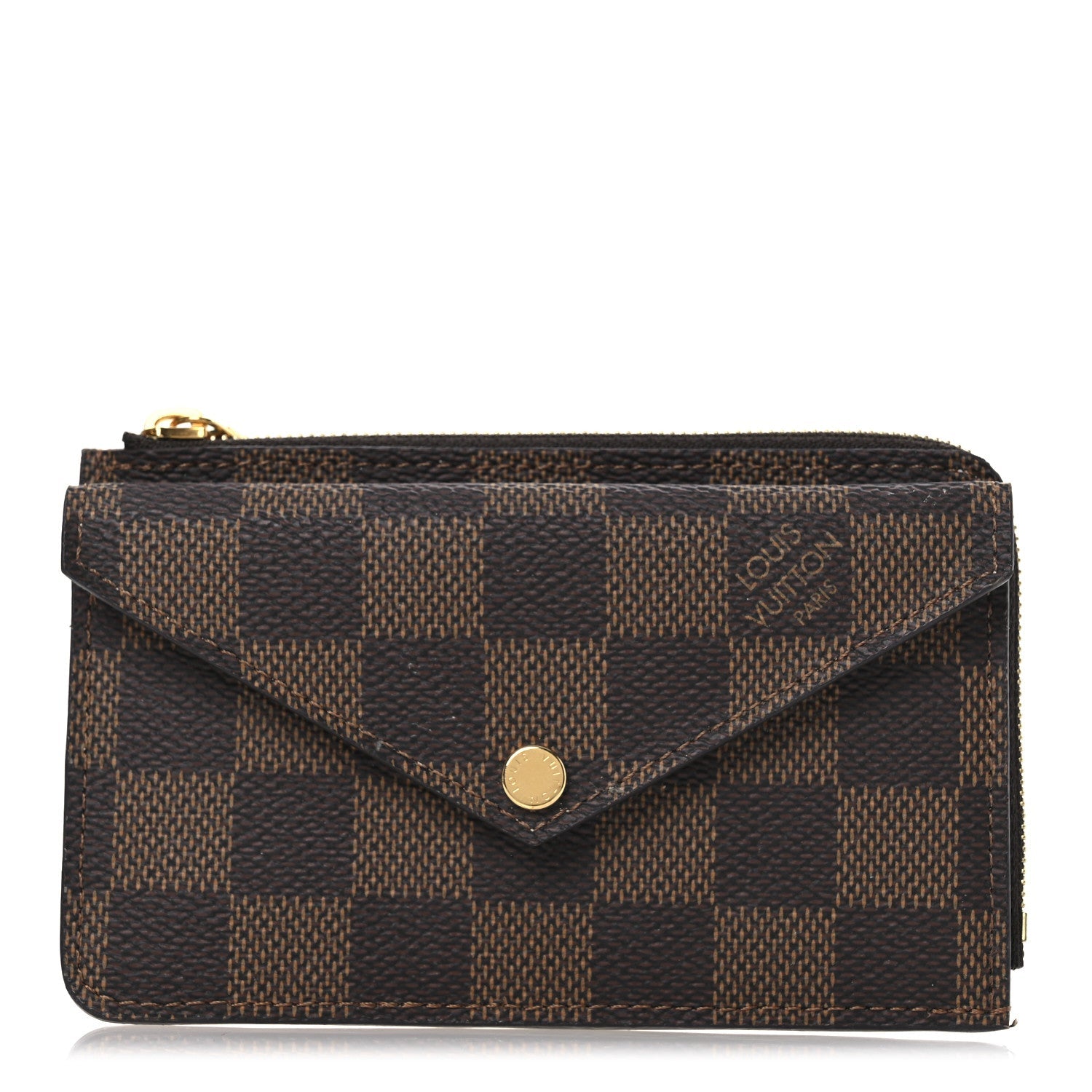 Damier Ebene Recto Verso  Holder Rose Ballerine