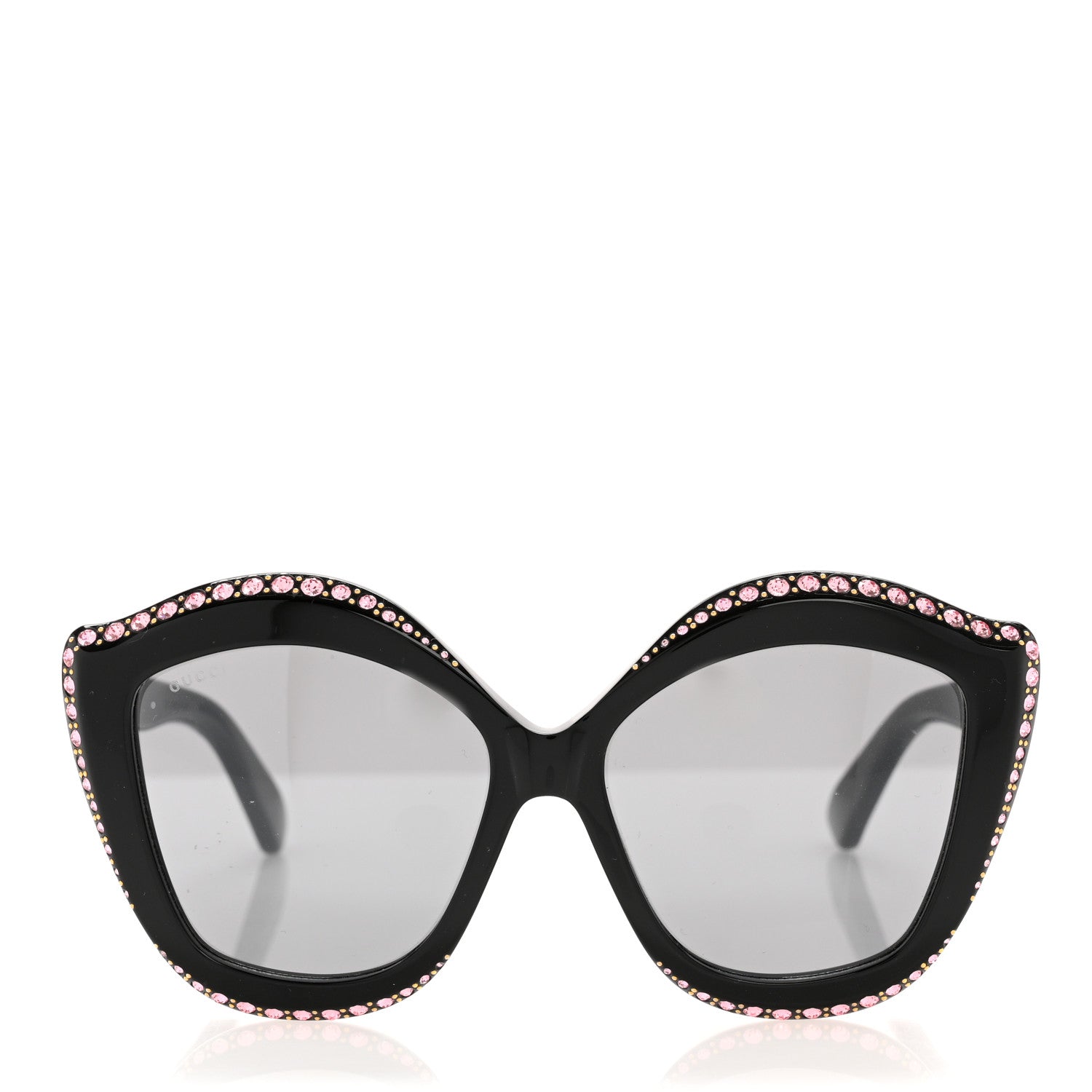 Crystal Cat Eye GG0118S Sunglasses Black